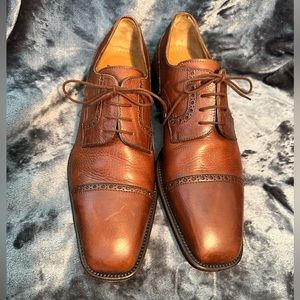 Aldo Brue Mens Cap Toe Oxford Dress Shoe. Size 10.